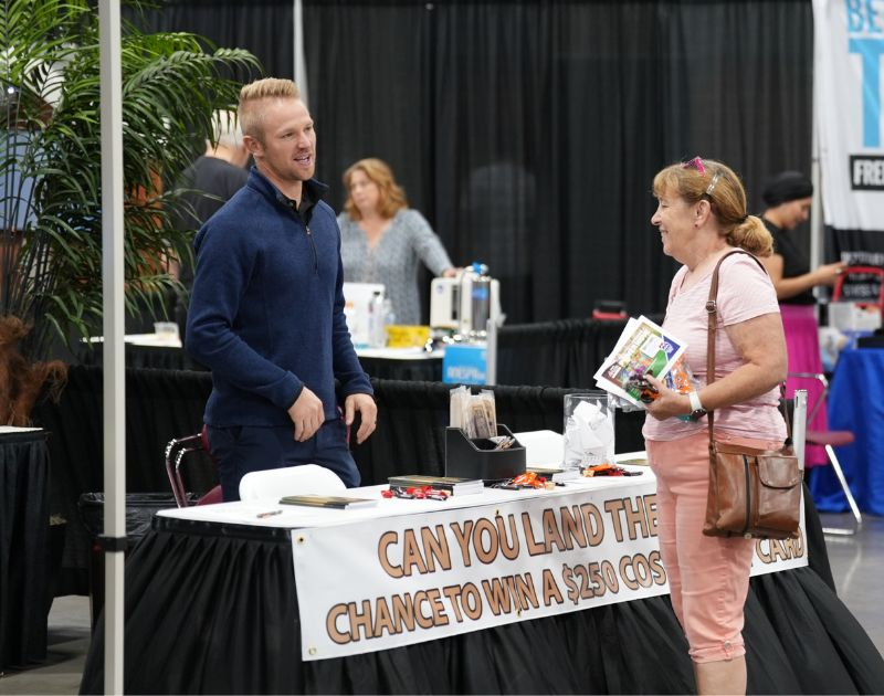 Homeowners and exhibitors at a Nationwide Expos home show, photo 6